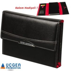 Çantalı Hesap Makinalı Lüks Ajanda Seti