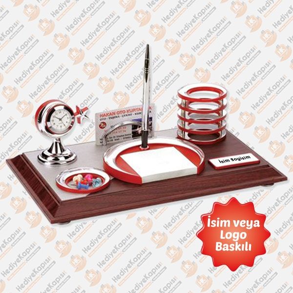 HK-4600 Kişiye Özel Ahşap Ayyıldız Masa Seti