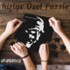 Kişiye Özel Atatürk Motifli Puzzle A4 - 16