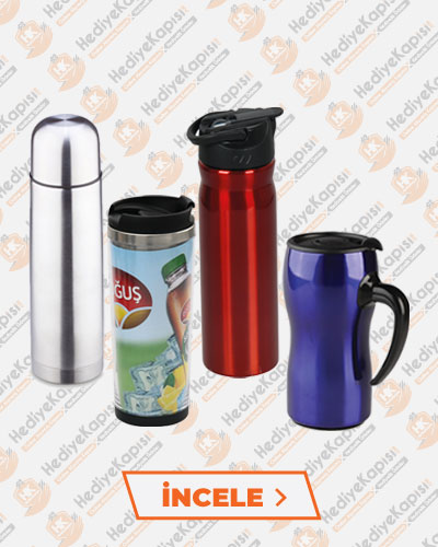 Kişiye Özel Termos Bardak Matara ve Suluk Banner