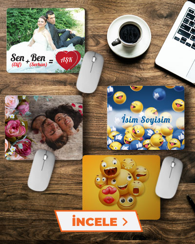 Kişiye Özel Mousepadler Banner Görseli