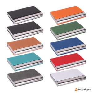 BARLAS BEYAZ DERİ KARTVİZİTLİK - Model Görseli