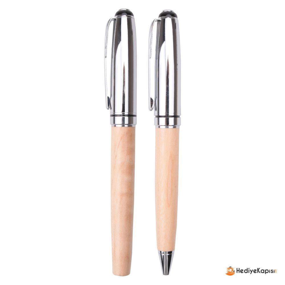 GEDİZ AHŞAP İKİLİ KALEM SETİ - Ahşap - Görsel 2