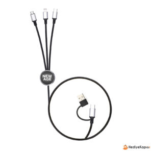 GÖKNAR SİYAH ÇOKLU KABLO - Model Görseli