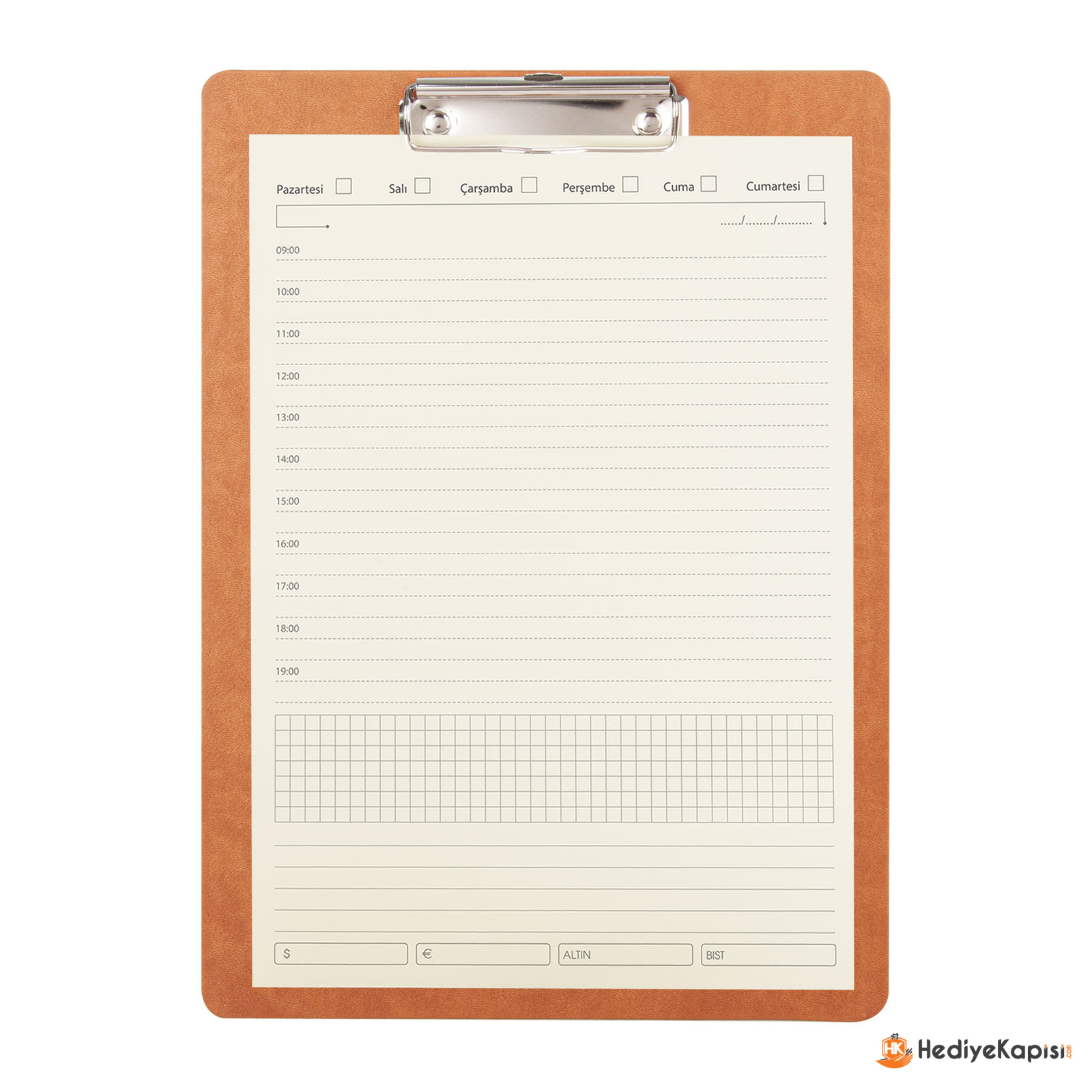 HOŞDERE TABA A4 SEKRETERLİK (24x34,5 CM) - Taba - Görsel 2