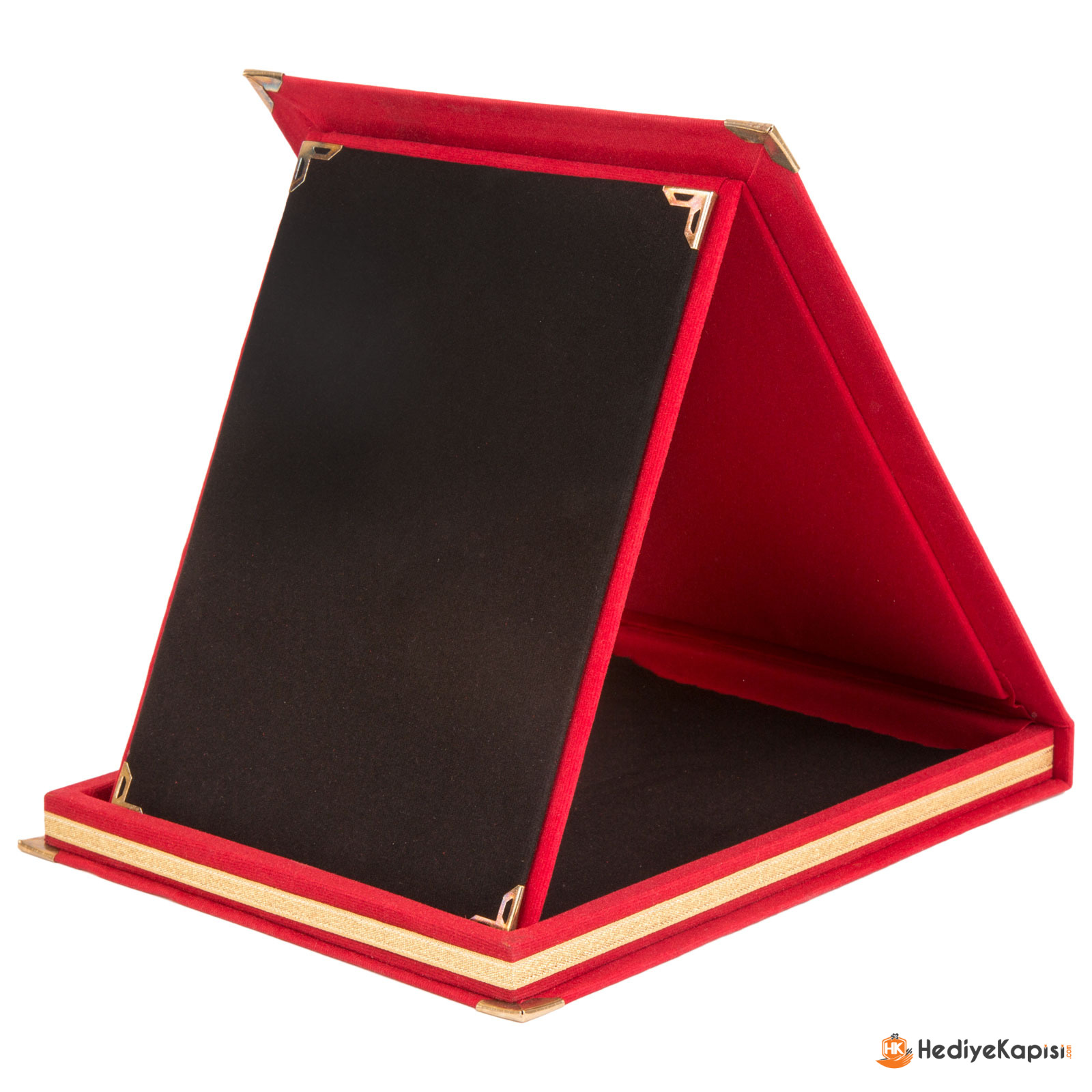 İNANÇ KIRMIZI ALBÜM PLAKET 9X12 CM - Kırmızı - Görsel 1