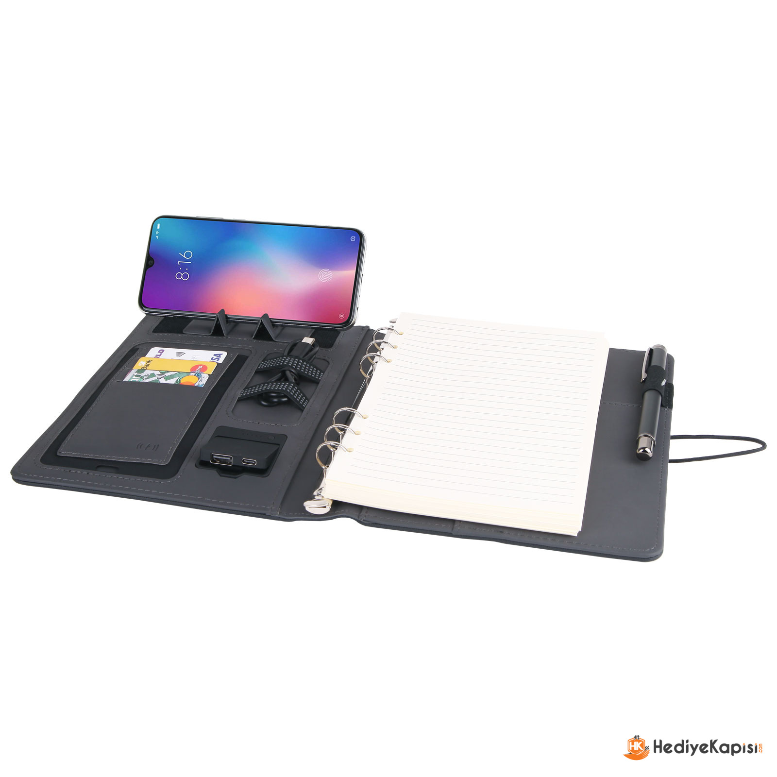 KALKAN 5.000 MAH WIRELESS POWERBANK DEFTER - Görsel 2