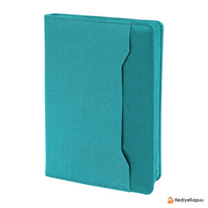 KORU TURKUAZ TARİHSİZ DEFTER (15X21 CM) - Turkuaz - Görsel 1