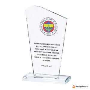 ÖNDER KRİSTAL PLAKET - Görsel 1