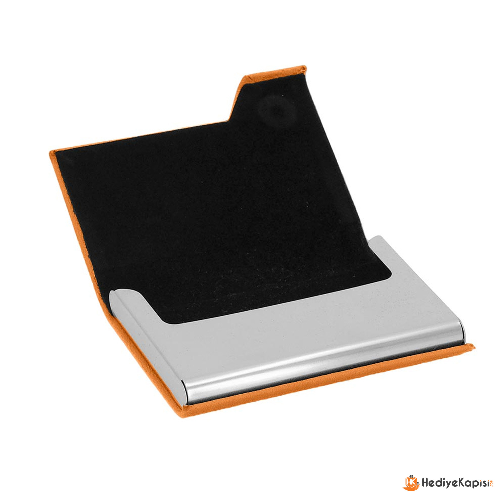 PAYİDAR TURUNCU DERİ KARTVİZİTLİK - Turuncu - Görsel 2