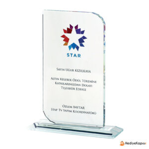 PINAR KRİSTAL PLAKET - Görsel 1