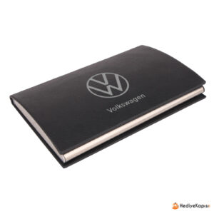 RAYİHA GRİ DERİ KARTVİZİTLİK - Gri - Görsel 1