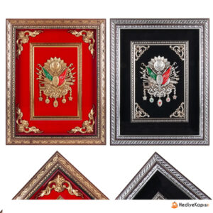 SALTANAT OSMANLI ARMASI KABARTMALI TABLO - Model Görseli