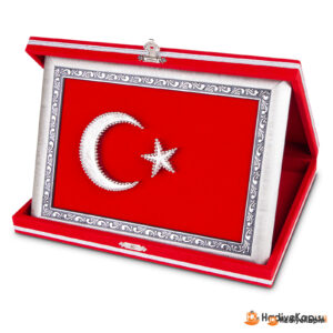 SANCAK DİKDÖRTGEN BAYRAK PLAKET - Görsel 1