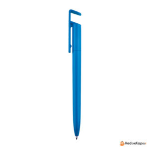 SEYHAN TURKUAZ TELEFON TUTUCULU PLASTİK TÜKENMEZ KALEM - Turkuaz - Görsel 1
