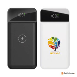 ÜZÜMLÜ 10.000 MAH BEYAZ WIRELESS POWERBANK - Beyaz - Kodgrup Resmi