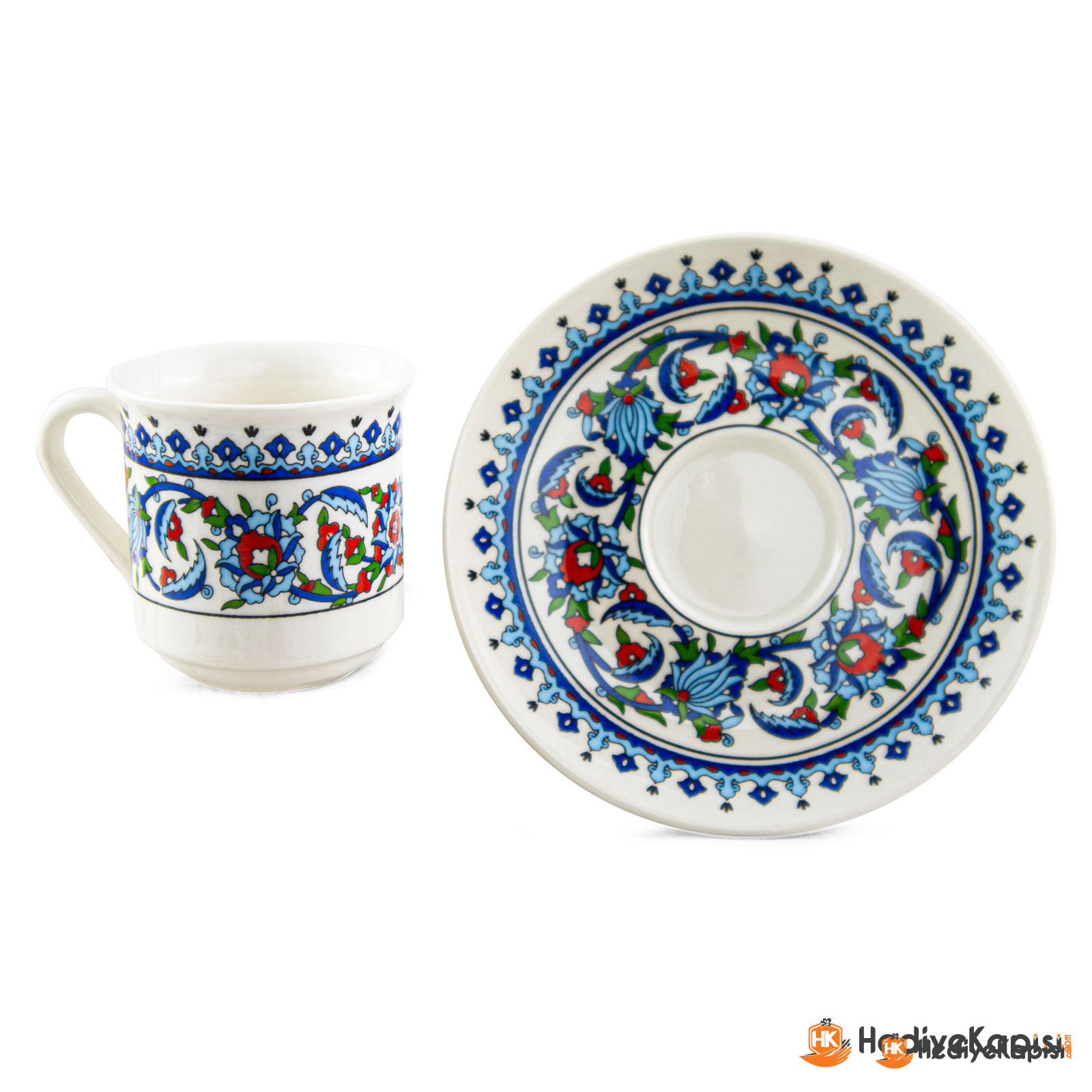 YEŞİLCE LÜKS FİNCAN TAKIMI - Görsel 2