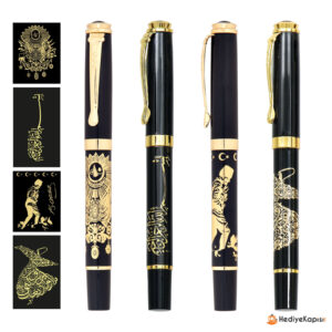 YÜREĞİR OSMANLI KABARTMALI TEKLİ KALEM SETİ - Model Görseli